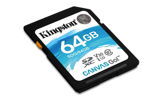 Buy Kingston SDG Canvas GO SDHC Class10 Memory Card - 64GB from Vmart in Pakistan