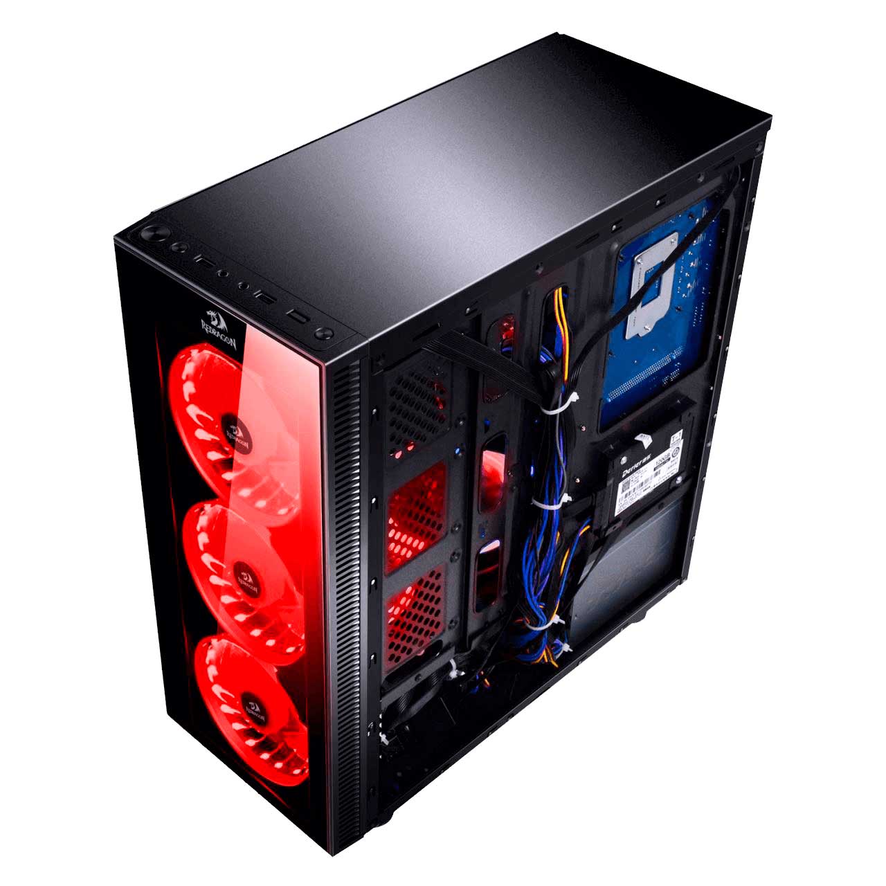 Buy Redragon SIDESWIPE GC-601 Gaming PC Case from Vmart in Pakistan