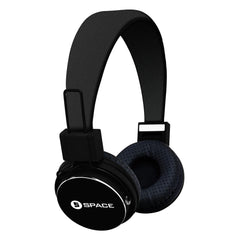Buy Space SOLO Plus Wireless with Mic On Ear Headphones - Black from Vmart in Pakistan