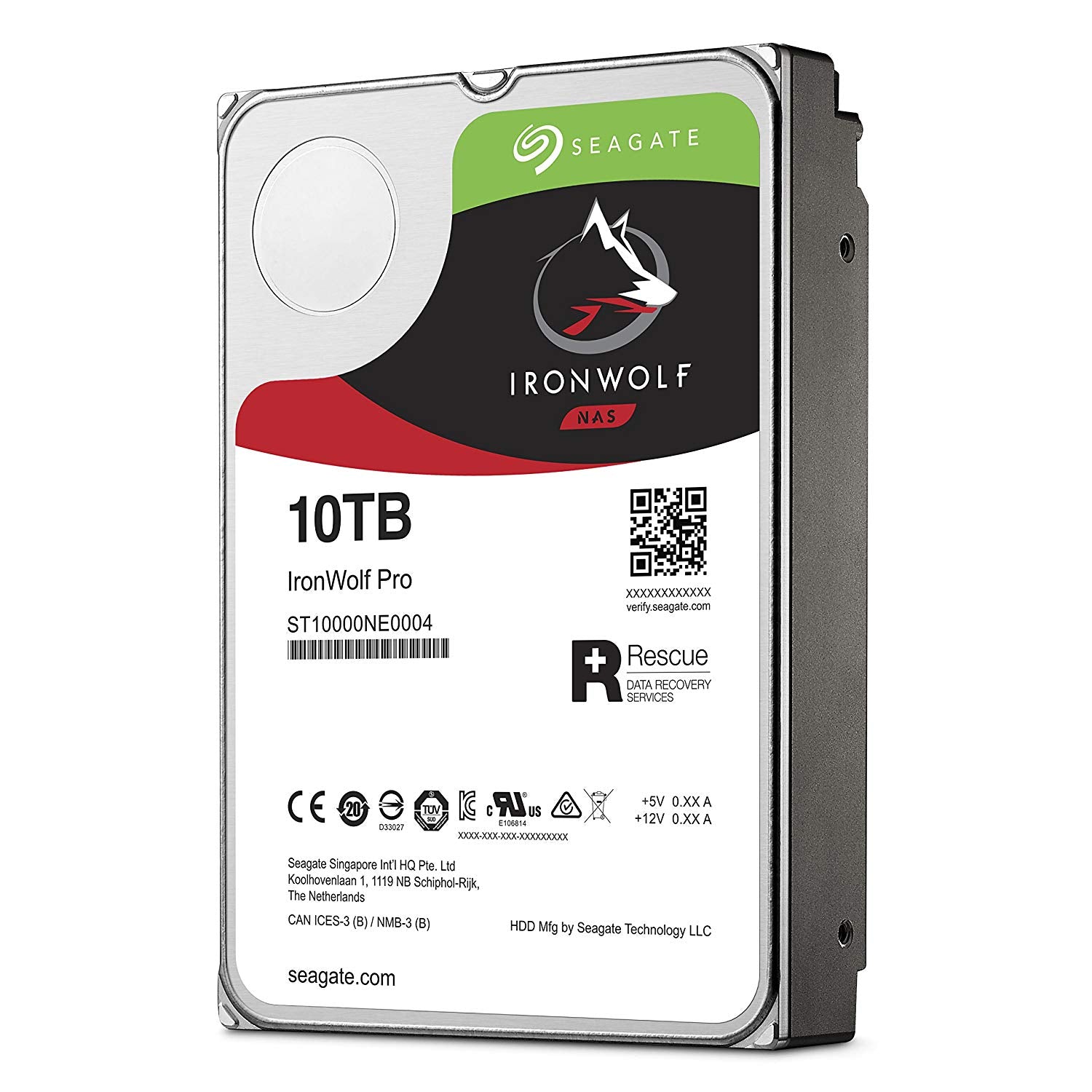 Buy Seagate Iron Wolf Pro NAS 7200RPM 256MB Cache 3.5 Internal Hard Drive - 10TB from Vmart in Pakistan