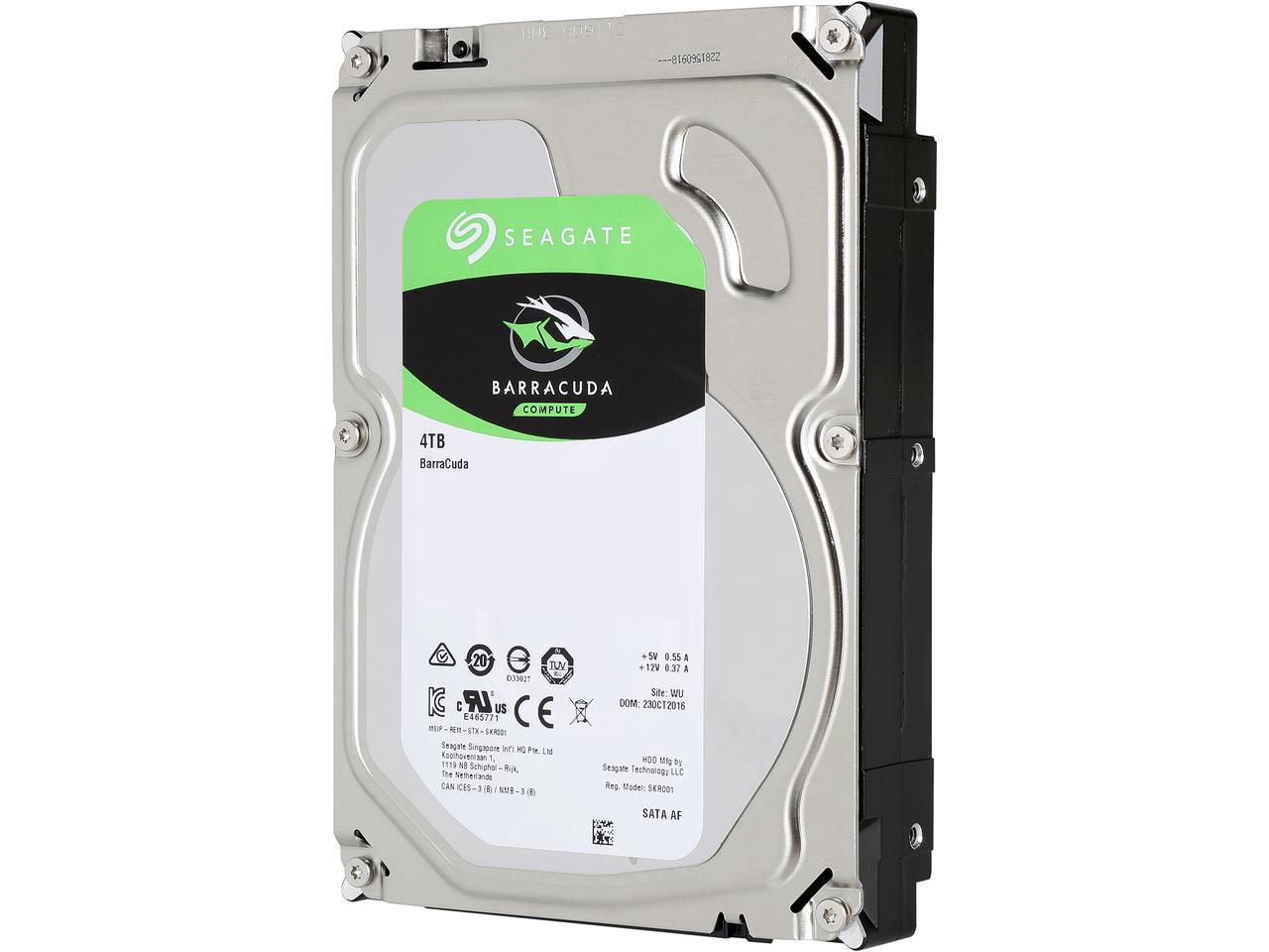 Buy Seagate Barracuda Desktop Hard Drive 4TB (SATA 6Gb/s NCQ, 64MB Cache) from Vmart in Pakistan