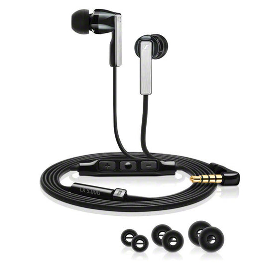 Buy Sennheiser CX 5.00G Earphones Integrated Mic (Black) from Vmart in Pakistan