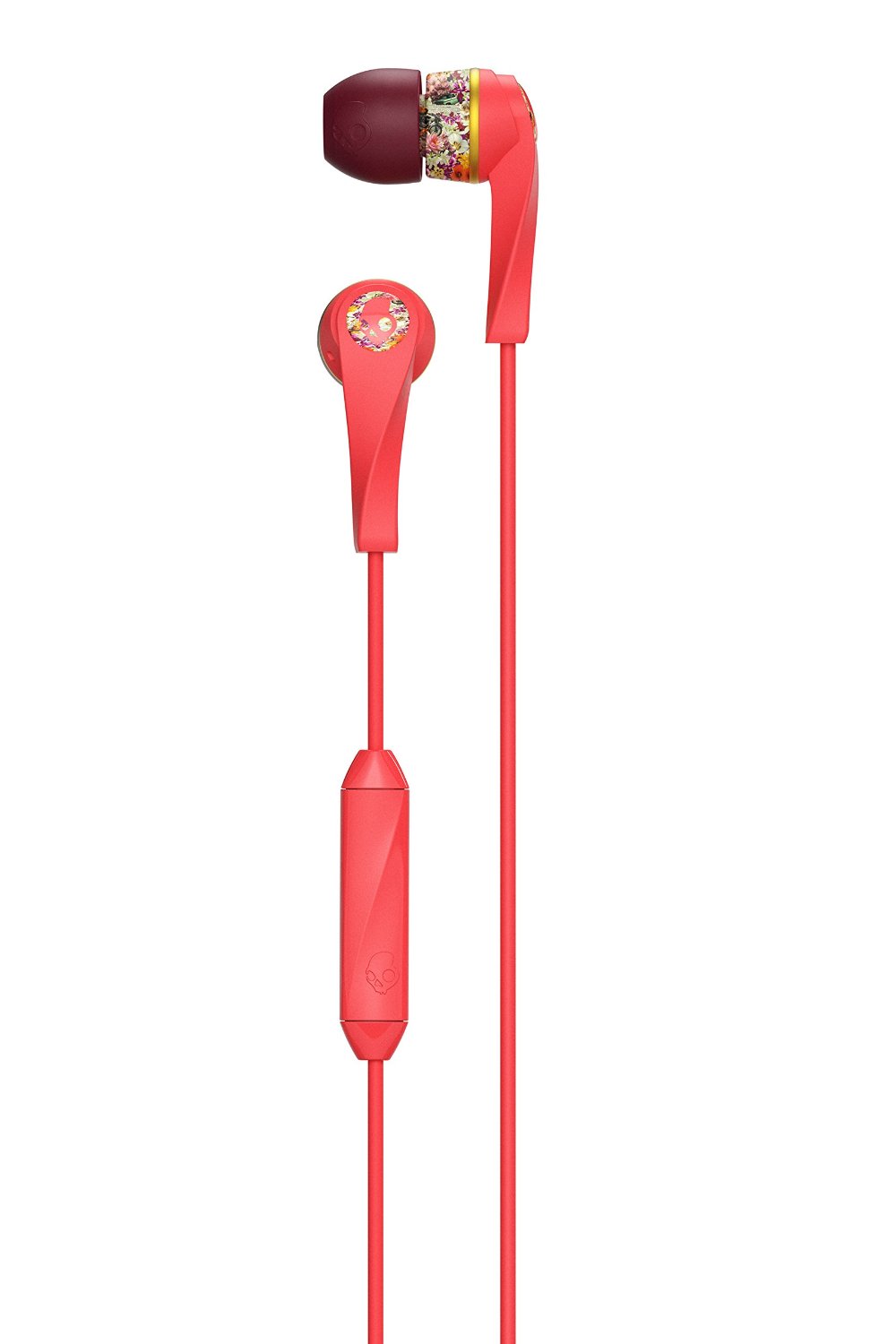 Buy Skullcandy Wink'd Women's Earbuds w/m (Coral/Floral/Burgundy) from Vmart in Pakistan