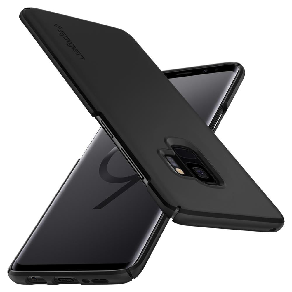 Buy Spigen Samsung Galaxy S9 Case Thin Fit - Black from Vmart in Pakistan