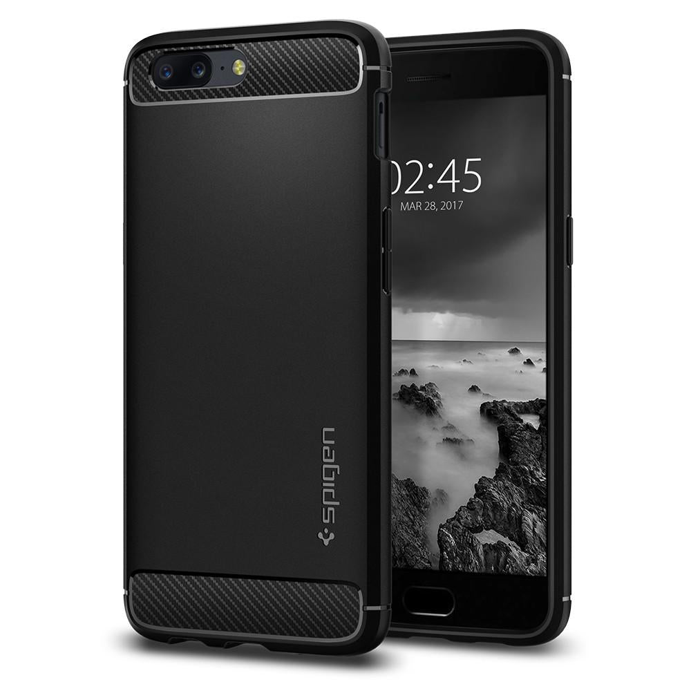 Buy Spigen OnePlus 5 Case Rugged Armor - Black from Vmart in Pakistan