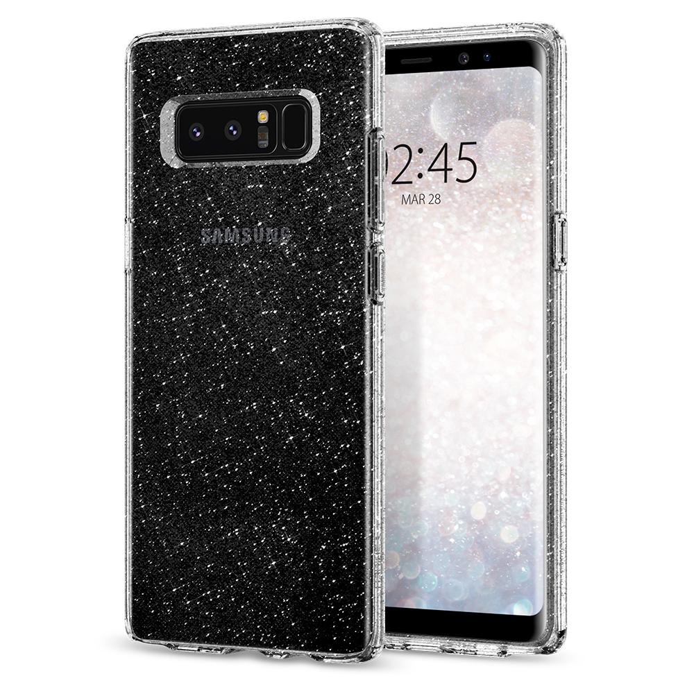 Buy Spigen Samsung Galaxy Note 8 Case Liquid Crystal Glitter - Crystal Quartz from Vmart in Pakistan