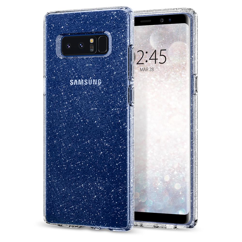 Buy Spigen Samsung Galaxy Note 8 Case Liquid Crystal Glitter - Crystal Quartz from Vmart in Pakistan