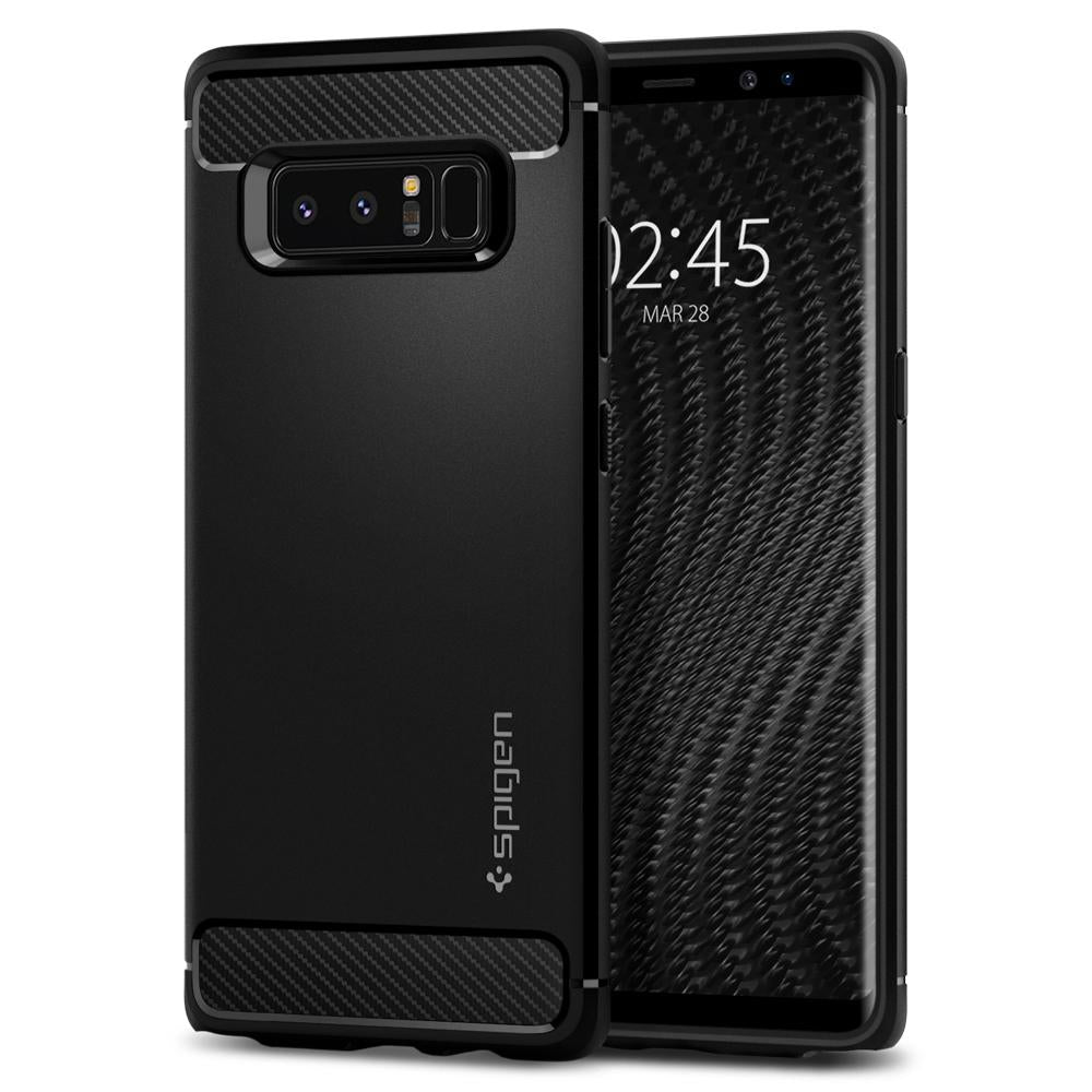 Buy Spigen Samsung Galaxy Note 8 Case Rugged Armor - Matte Black from Vmart in Pakistan