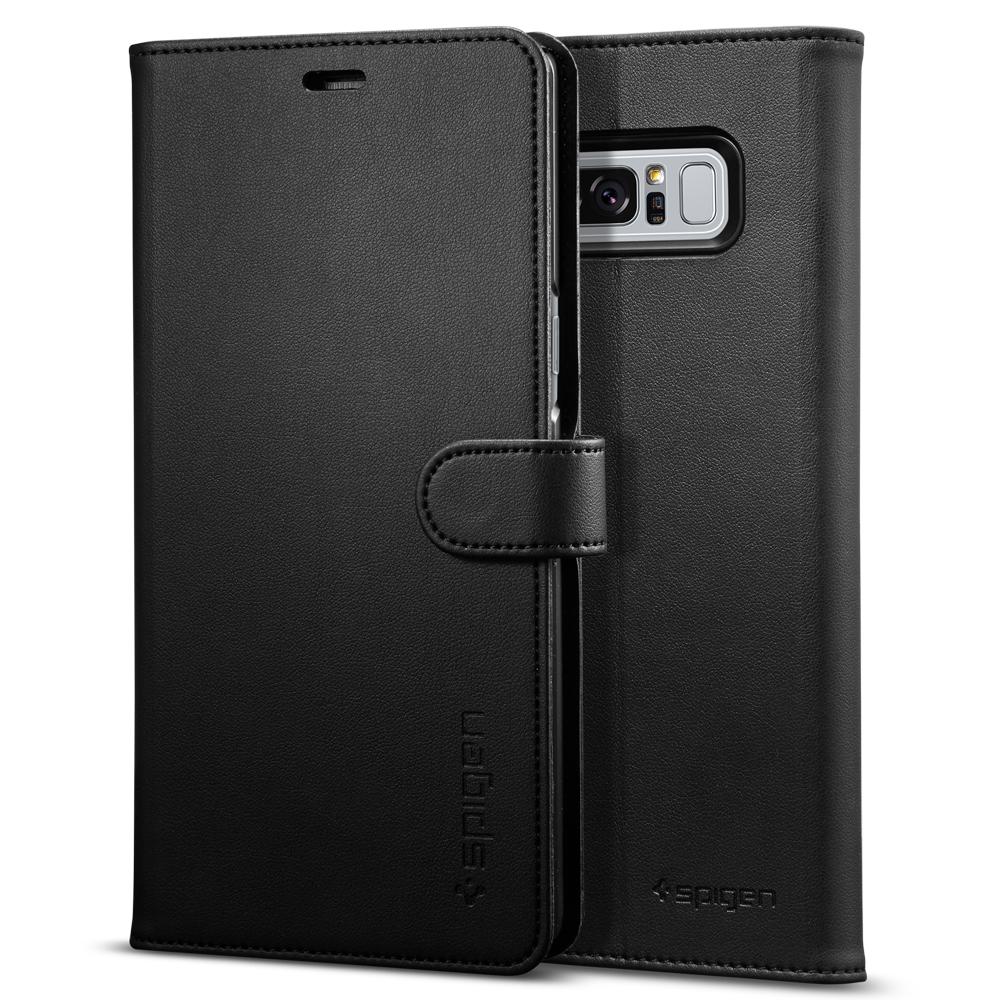 Buy Spigen Samsung Galaxy Note 8 Case Wallet S - Black from Vmart in Pakistan