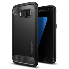 Buy Spigen Samsung Galaxy S7 Edge Case Rugged Armor - Black from Vmart in Pakistan