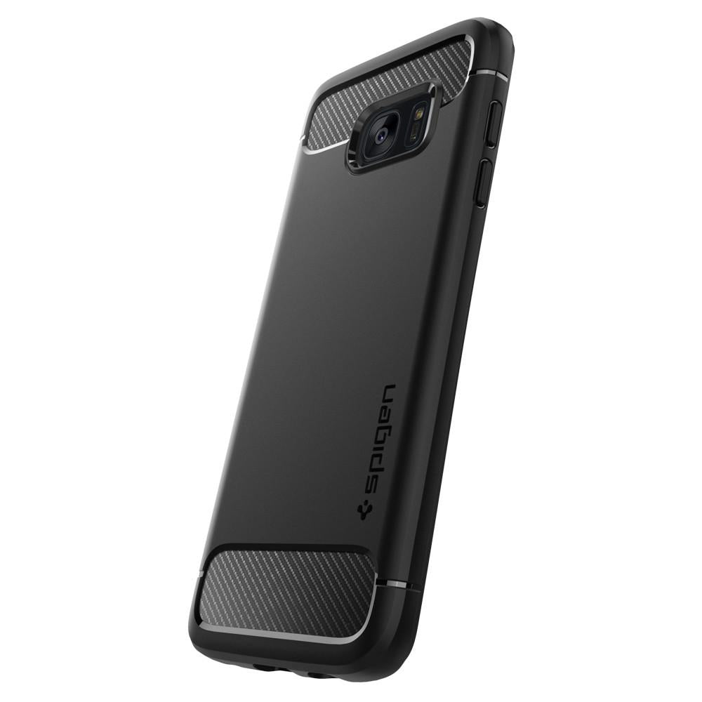 Buy Spigen Samsung Galaxy S7 Edge Case Rugged Armor - Black from Vmart in Pakistan