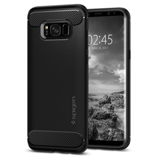 Buy Spigen Samsung Galaxy S8 Case Rugged Armor - Black from Vmart in Pakistan