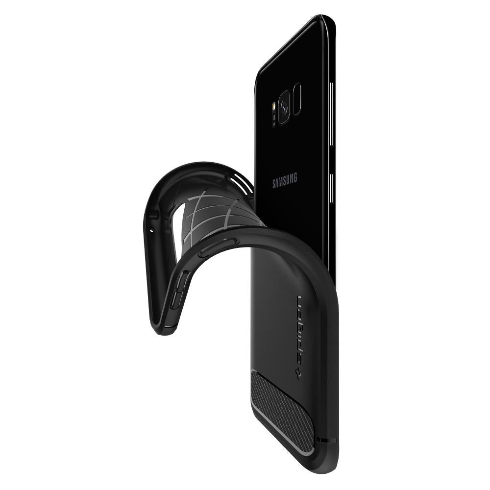 Buy Spigen Samsung Galaxy S8 Case Rugged Armor - Black from Vmart in Pakistan