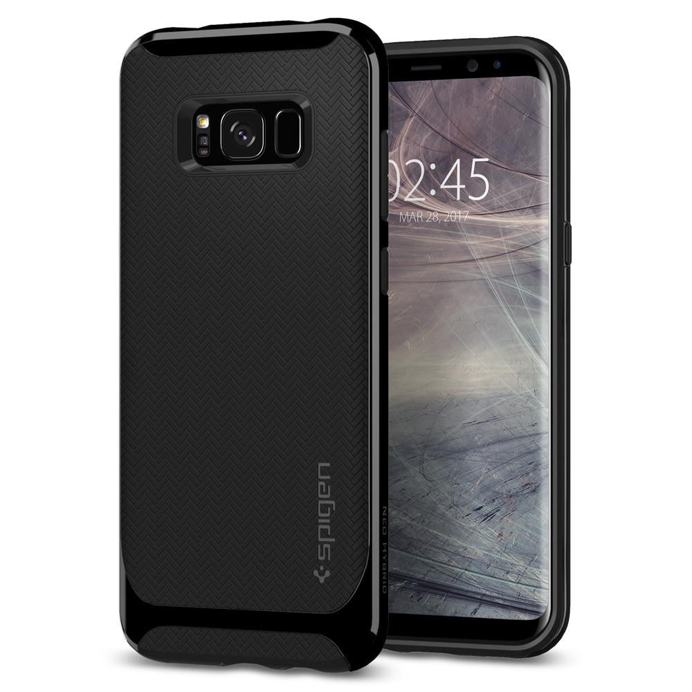 Buy Spigen Samsung Galaxy S8 Plus Case Neo Hybrid - Shiny Black from Vmart in Pakistan