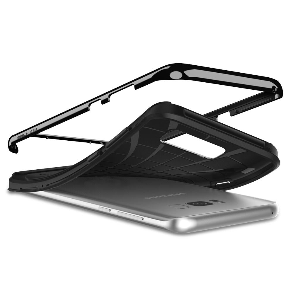 Buy Spigen Samsung Galaxy S8 Plus Case Neo Hybrid - Shiny Black from Vmart in Pakistan