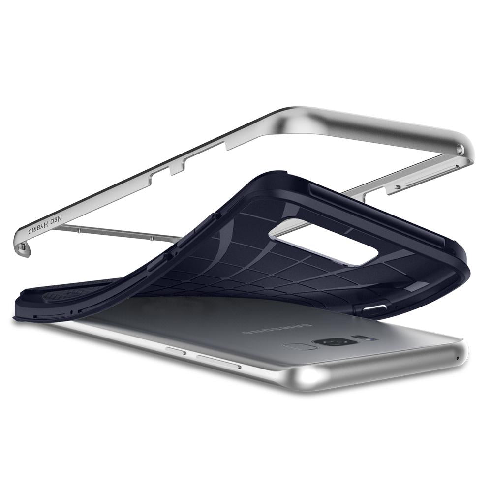 Buy Spigen Samsung Galaxy S8 Plus Case Neo Hybrid - Silver Arctic from Vmart in Pakistan