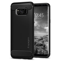 Buy Spigen Samsung Galaxy S8 Plus Case Rugged Armor - Black from Vmart in Pakistan