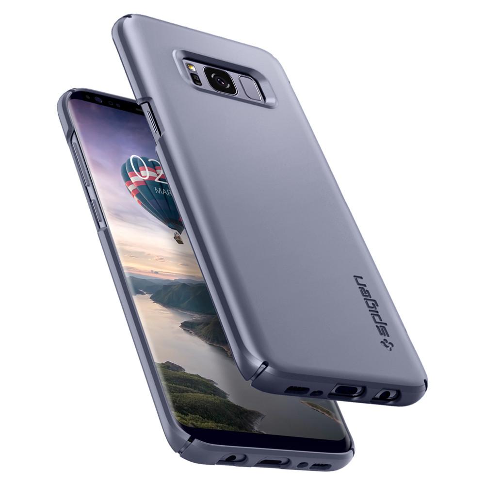 Buy Spigen Samsung Galaxy S8 Plus Case Thin Fit - Orchid Grey from Vmart in Pakistan