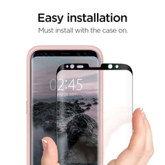 Buy Spigen Samsung Galaxy S8 Screen Protector GLAS.tR Full Cover Glass from Vmart in Pakistan