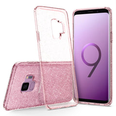 Buy Spigen Samsung Galaxy S9 Case Liquid Crystal Glitter - Rose Quartz from Vmart in Pakistan