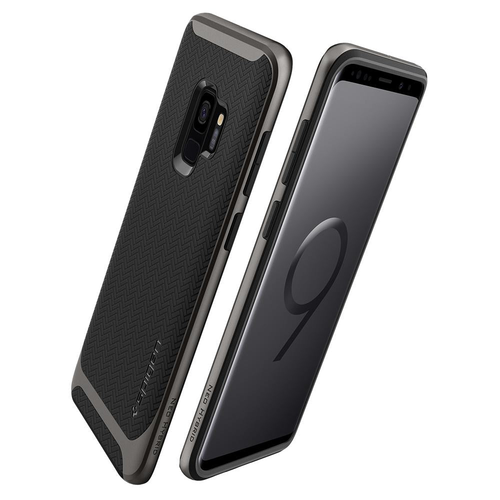 Buy Spigen Samsung Galaxy S9 Case Neo Hybrid - Gunmetal from Vmart in Pakistan