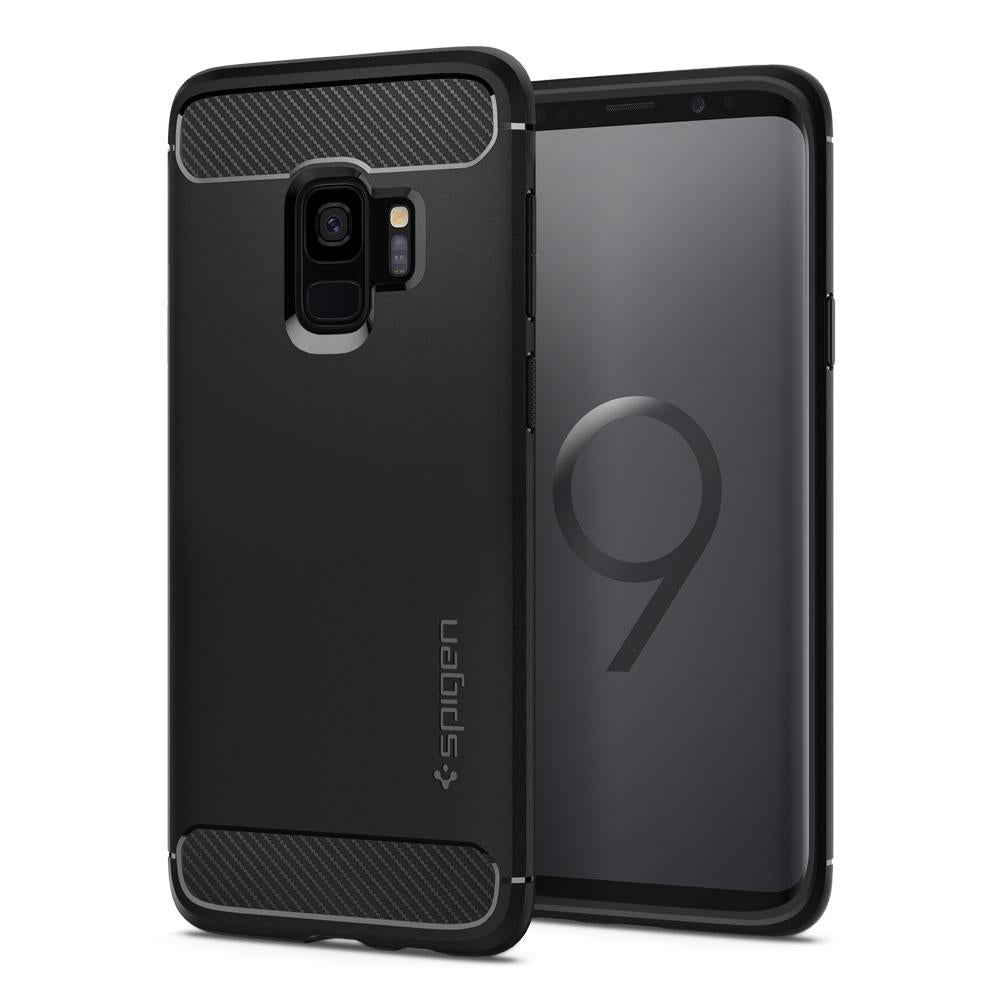 Buy Spigen Samsung Galaxy S9 Case Rugged Armor - Matte Black from Vmart in Pakistan