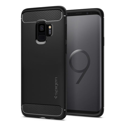 Buy Spigen Samsung Galaxy S9 Case Rugged Armor - Matte Black from Vmart in Pakistan