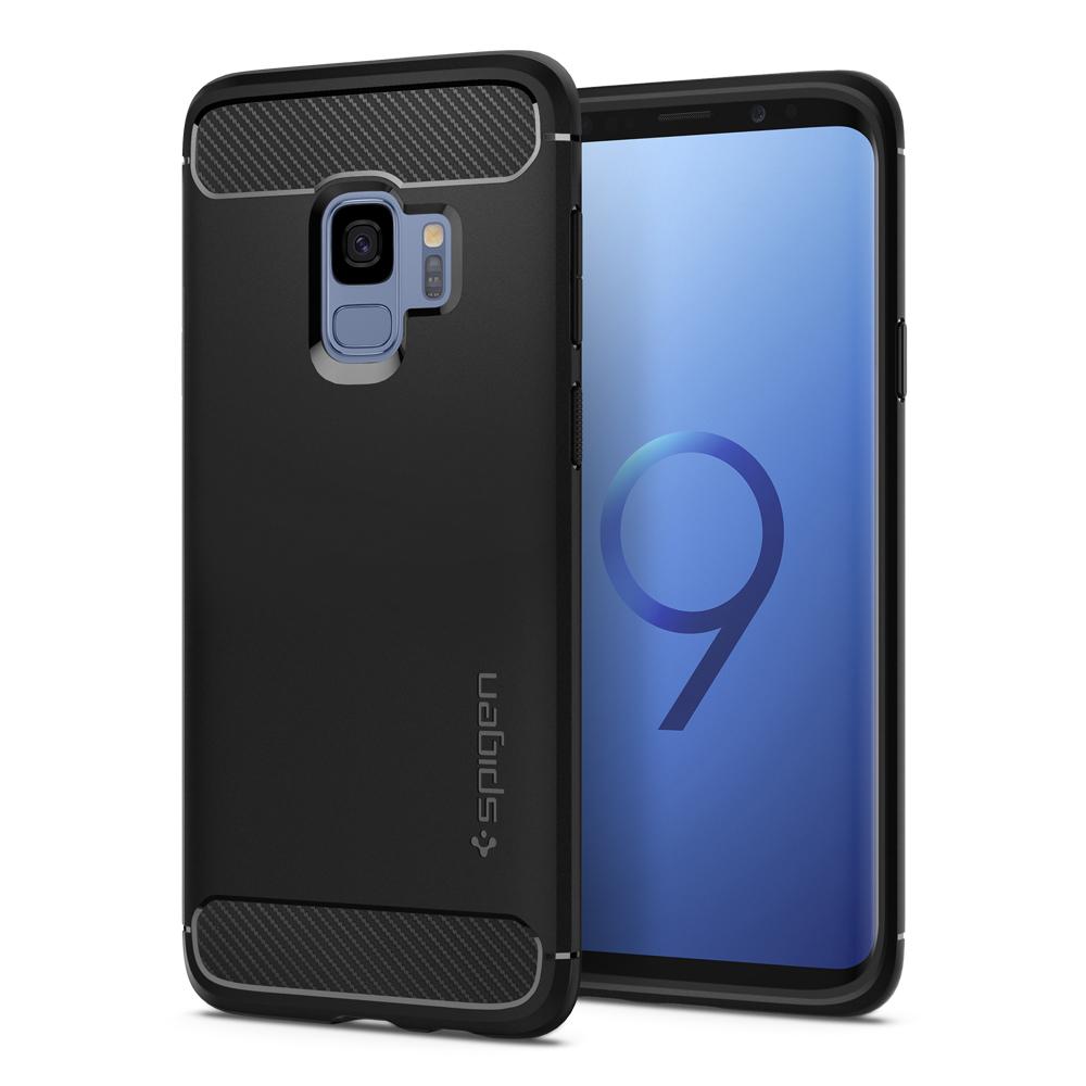 Buy Spigen Samsung Galaxy S9 Case Rugged Armor - Matte Black from Vmart in Pakistan