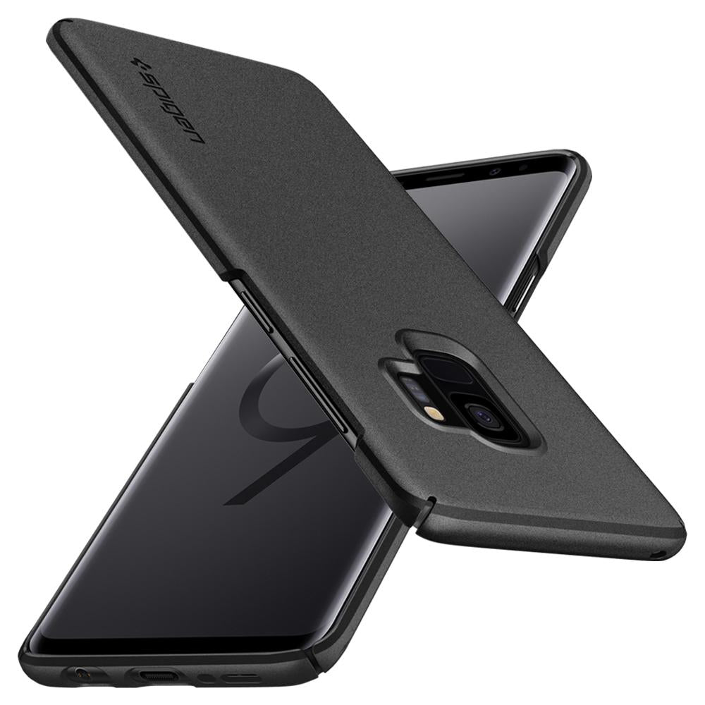 Buy Spigen Samsung Galaxy S9 Case Thin Fit - Graphite Gray from Vmart in Pakistan