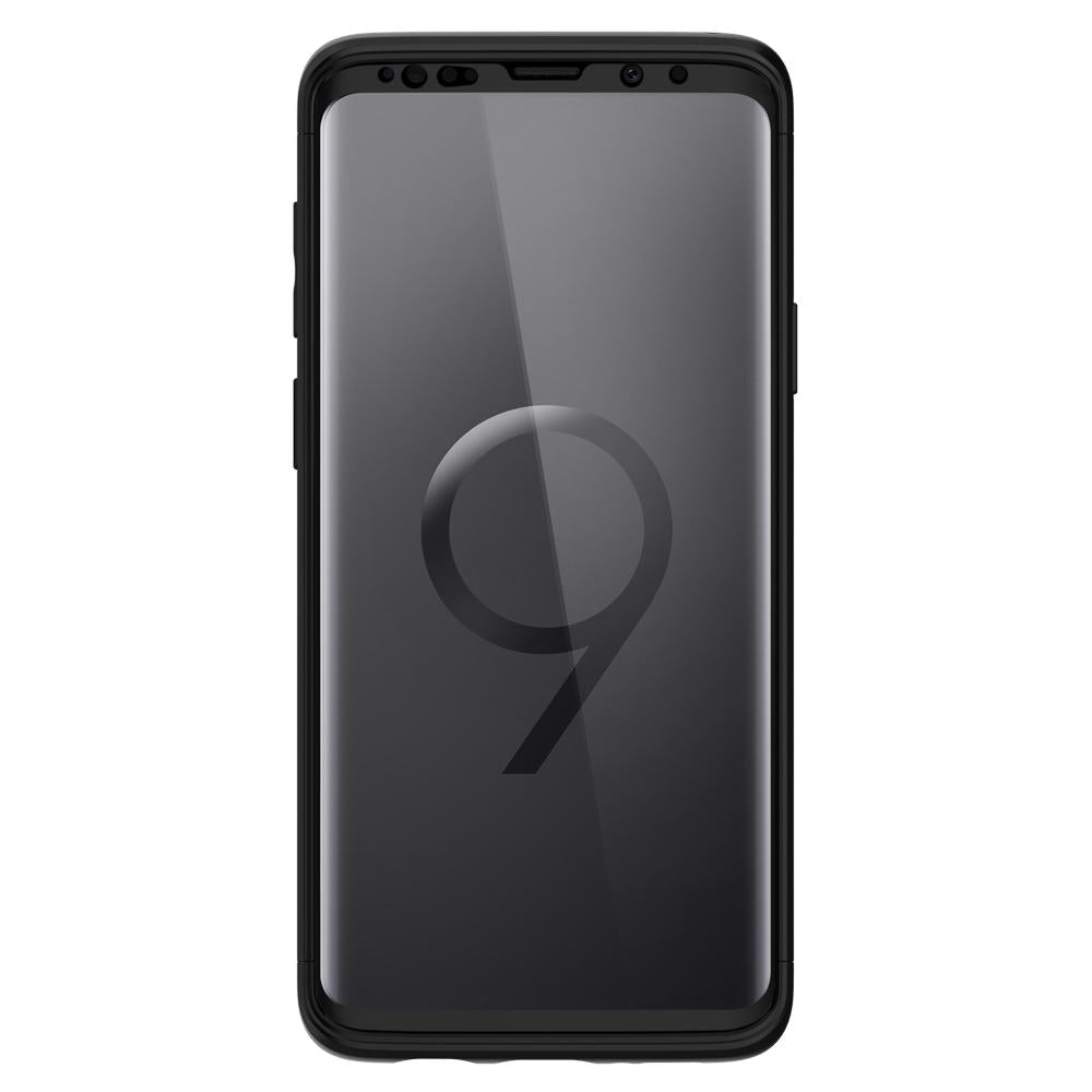 Buy Spigen Samsung Galaxy S9 Case Thin Fit 360 With Glass Protector - Black from Vmart in Pakistan