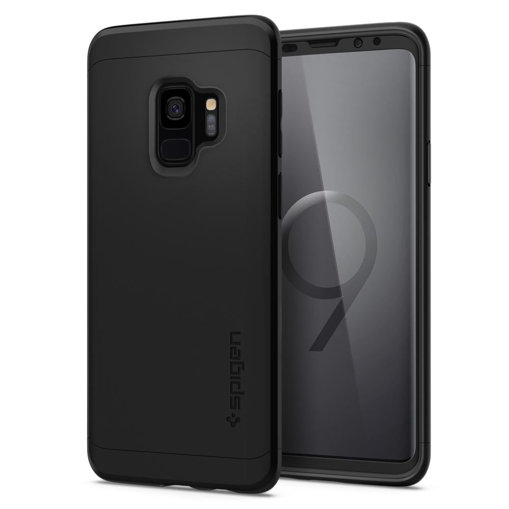 Buy Spigen Samsung Galaxy S9 Case Thin Fit 360 With Glass Protector - Black from Vmart in Pakistan