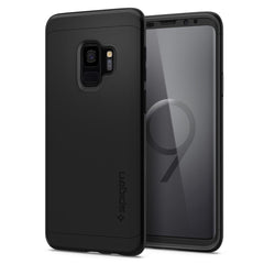 Buy Spigen Samsung Galaxy S9 Case Thin Fit 360 With Glass Protector - Black from Vmart in Pakistan