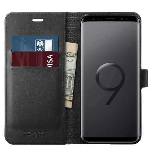 Buy Spigen Samsung Galaxy S9 Case Wallet S - Black from Vmart in Pakistan