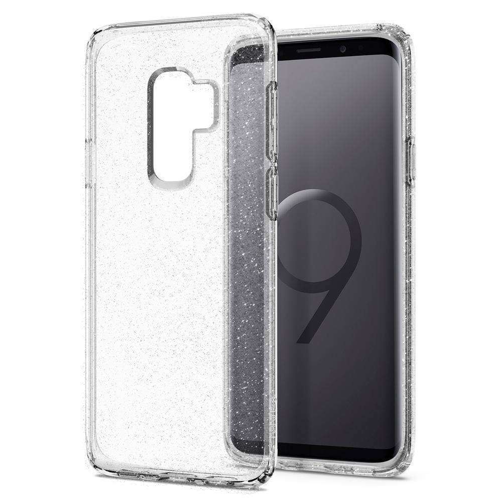 Buy Spigen Samsung Galaxy S9 Plus Case Liquid Crystal Glitter - Crystal Quartz from Vmart in Pakistan