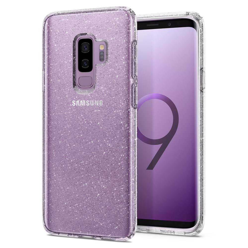 Buy Spigen Samsung Galaxy S9 Plus Case Liquid Crystal Glitter - Crystal Quartz from Vmart in Pakistan