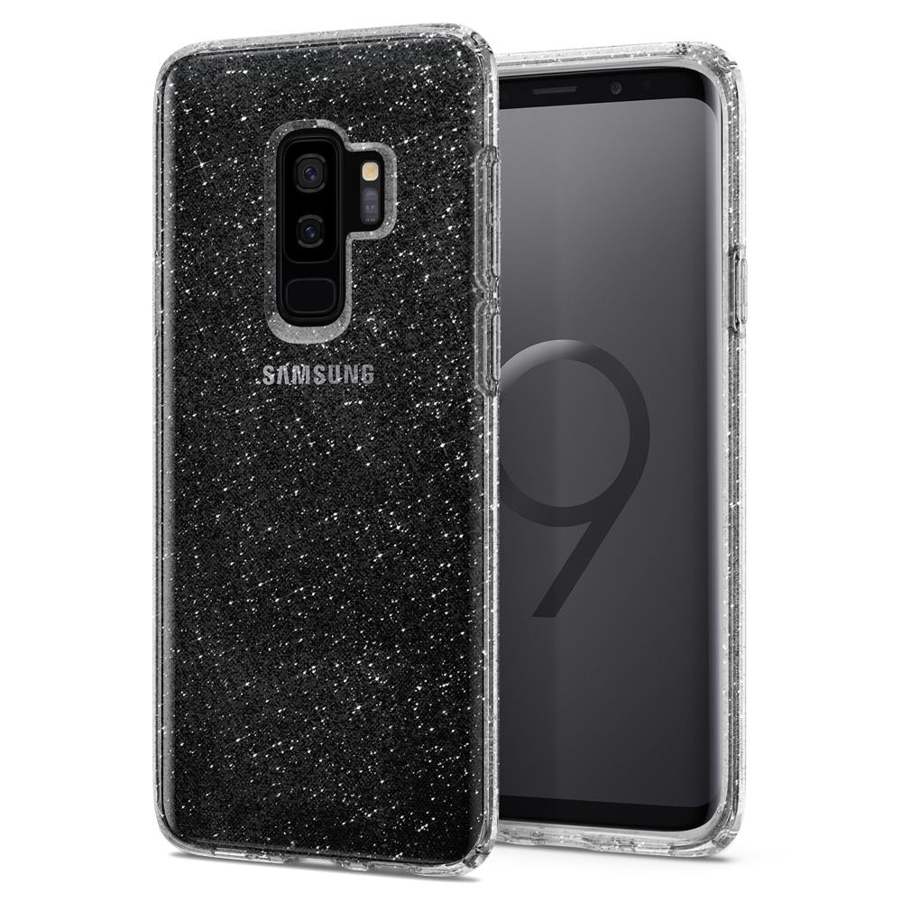 Buy Spigen Samsung Galaxy S9 Plus Case Liquid Crystal Glitter - Crystal Quartz from Vmart in Pakistan