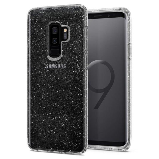 Buy Spigen Samsung Galaxy S9 Plus Case Liquid Crystal Glitter - Crystal Quartz from Vmart in Pakistan