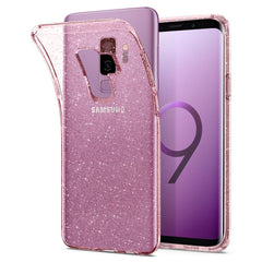 Buy Spigen Samsung Galaxy S9 Plus Case Liquid Crystal Glitter - Rose Quartz from Vmart in Pakistan