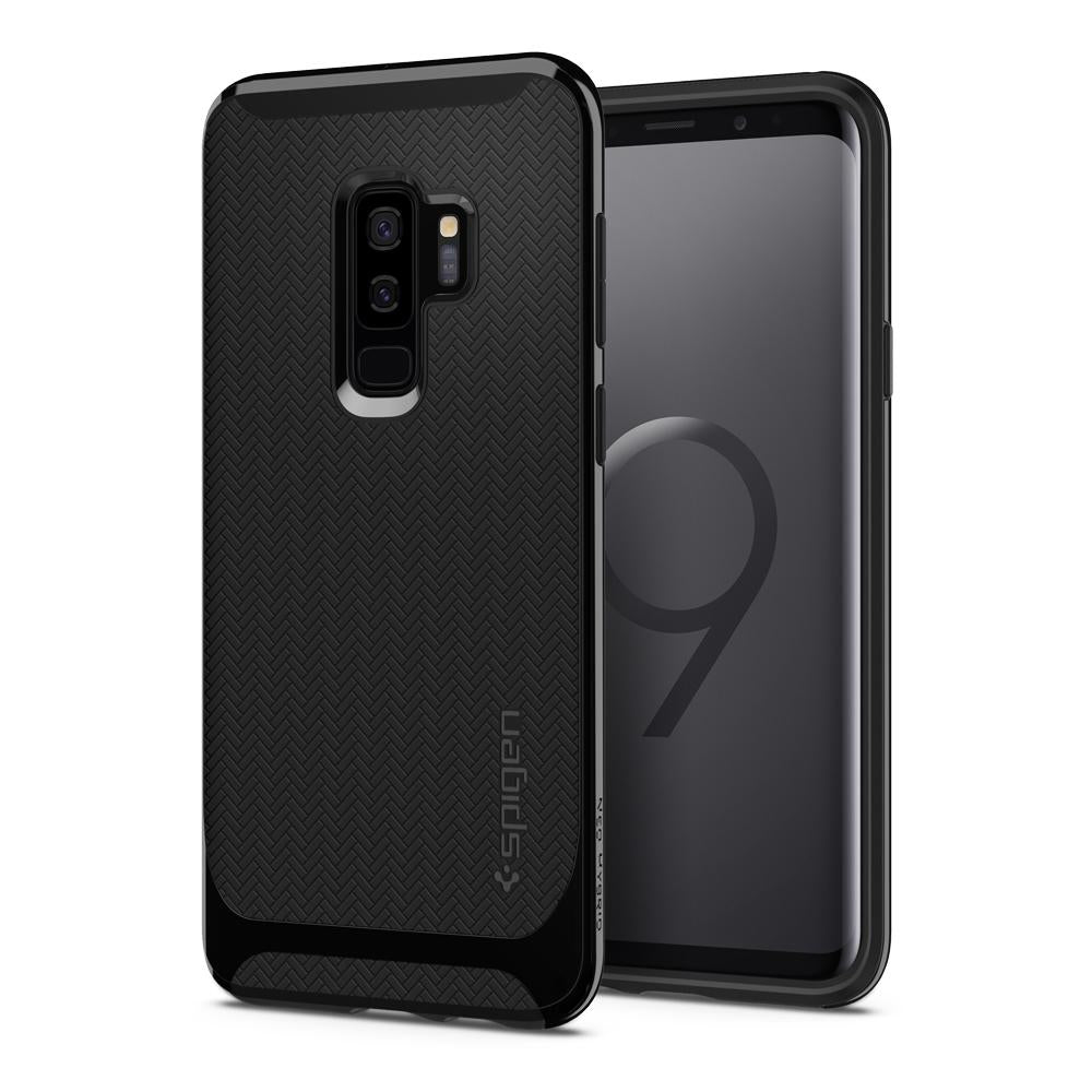 Buy Spigen Samsung Galaxy S9 Plus Case Neo Hybrid - Shiny Black from Vmart in Pakistan