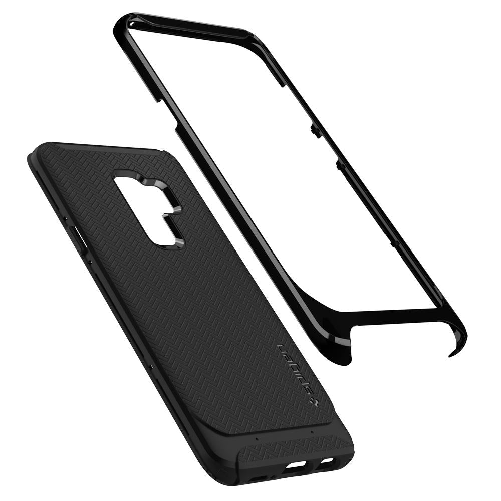 Buy Spigen Samsung Galaxy S9 Plus Case Neo Hybrid - Shiny Black from Vmart in Pakistan