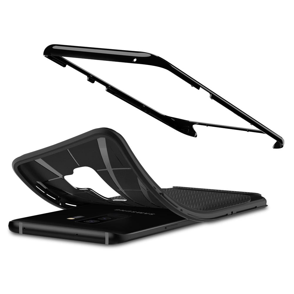 Buy Spigen Samsung Galaxy S9 Plus Case Neo Hybrid - Shiny Black from Vmart in Pakistan