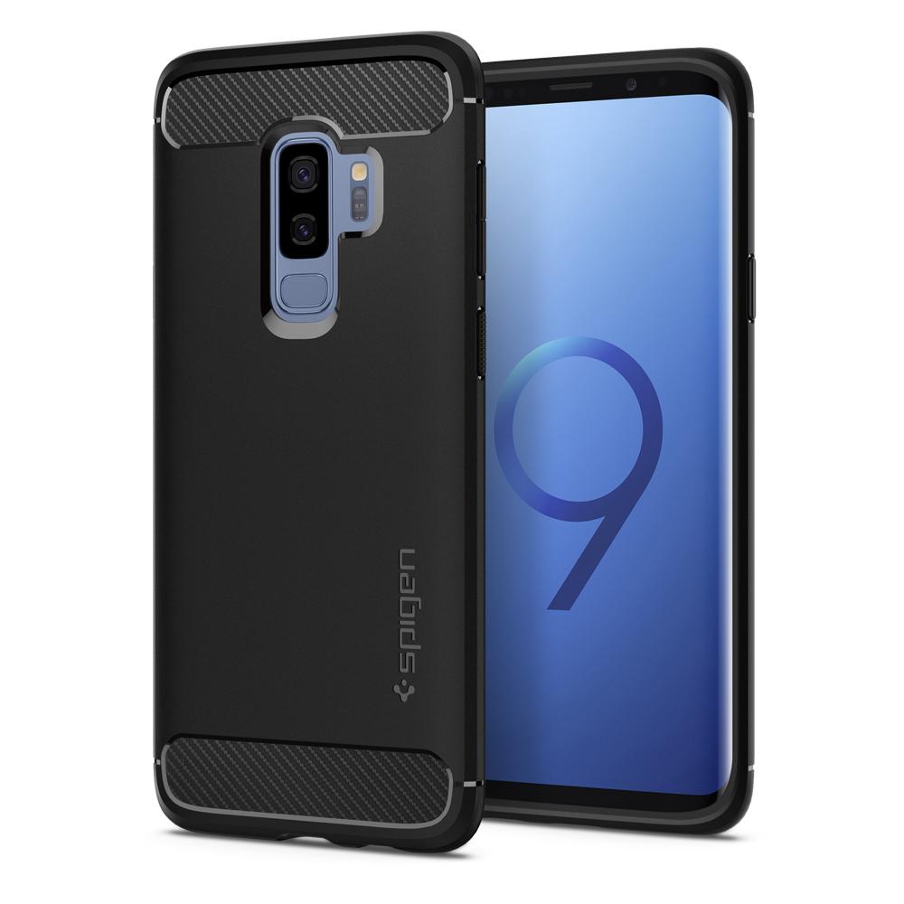 Buy Spigen Samsung Galaxy S9 Plus Case Rugged Armor - Matte Black from Vmart in Pakistan