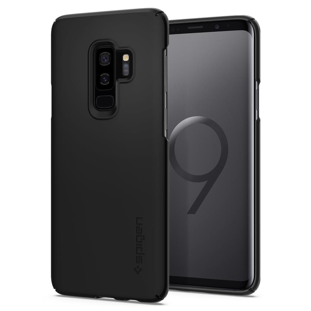 Buy Spigen Samsung Galaxy S9 Plus Case Thin Fit - Black from Vmart in Pakistan