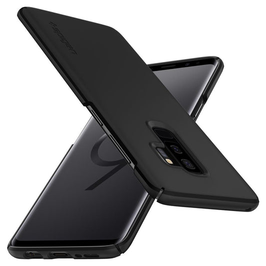 Buy Spigen Samsung Galaxy S9 Plus Case Thin Fit - Black from Vmart in Pakistan