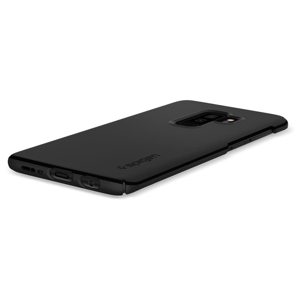 Buy Spigen Samsung Galaxy S9 Plus Case Thin Fit - Black from Vmart in Pakistan