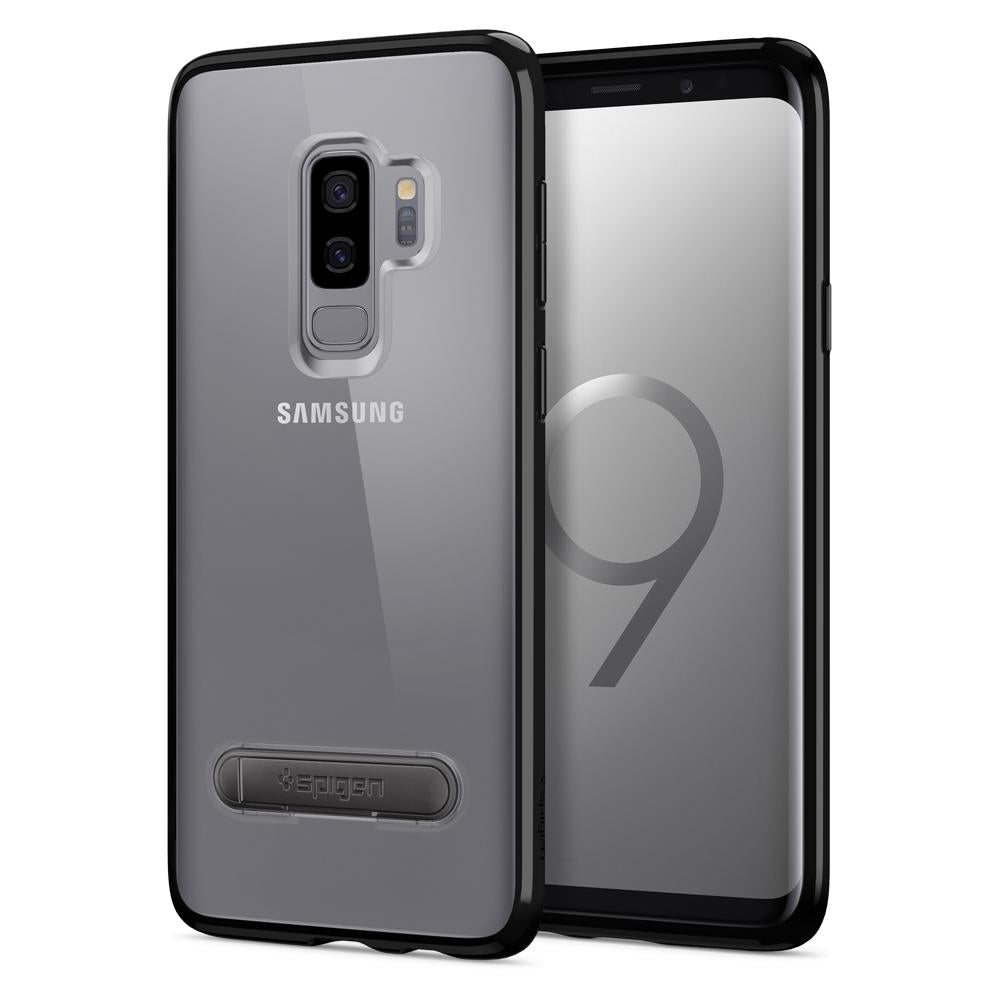 Buy Spigen Samsung Galaxy S9 Plus Case Ultra Hybrid S - Midnight Black from Vmart in Pakistan