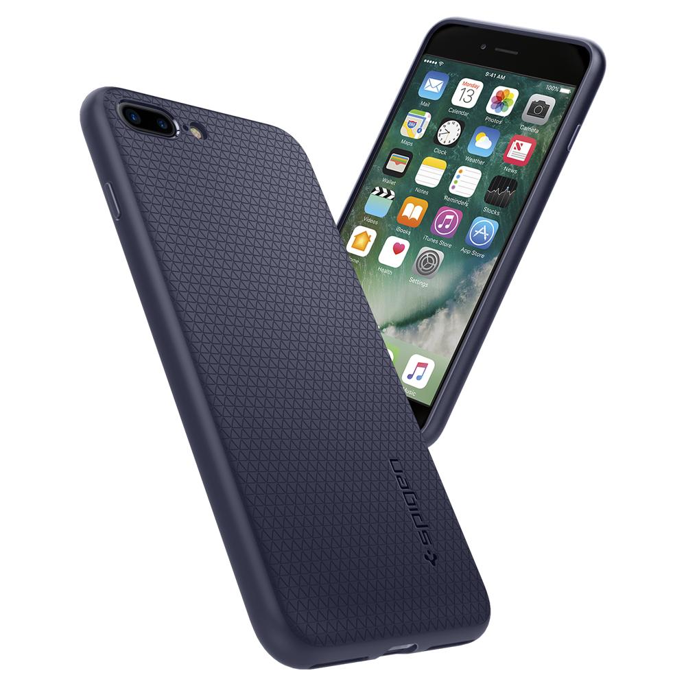 Buy Spigen iPhone 8 Plus / 7 Plus Case Liquid Air Armor - Midnight Blue from Vmart in Pakistan