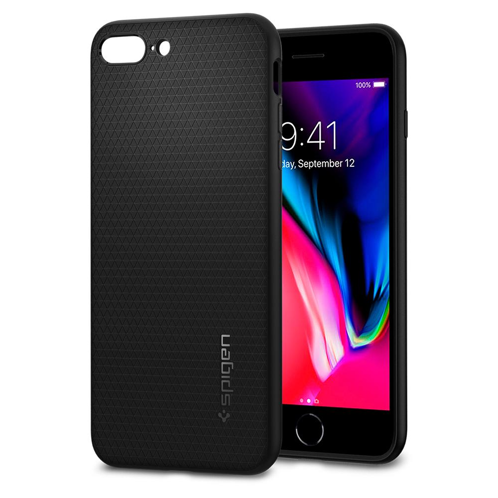 Buy Spigen iPhone 8 Plus / 7 Plus Case Liquid Air Armor - Black from Vmart in Pakistan
