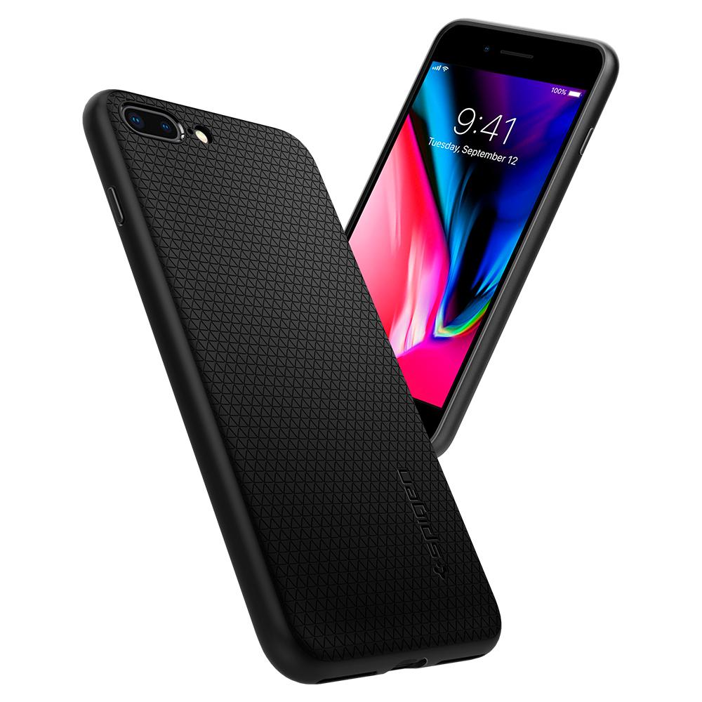 Buy Spigen iPhone 8 Plus / 7 Plus Case Liquid Air Armor - Black from Vmart in Pakistan