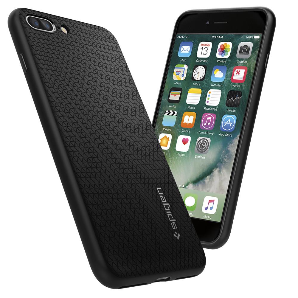 Buy Spigen iPhone 8 Plus / 7 Plus Case Liquid Air Armor - Black from Vmart in Pakistan